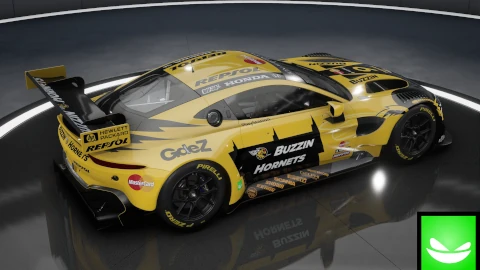 Jordan F1 team 1998 - Aston Martin Vantage GT3 2019 | ACC | by Toxic Pixel Design