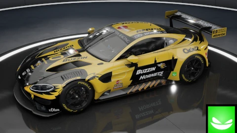 Jordan F1 team 1998 - Aston Martin Vantage GT3 2019 | ACC | by Toxic Pixel Design