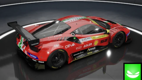 Ferrari WEC 2022 AF Corse - Ferrari 488 GT3 Evo | ACC | by Toxic Pixel Design